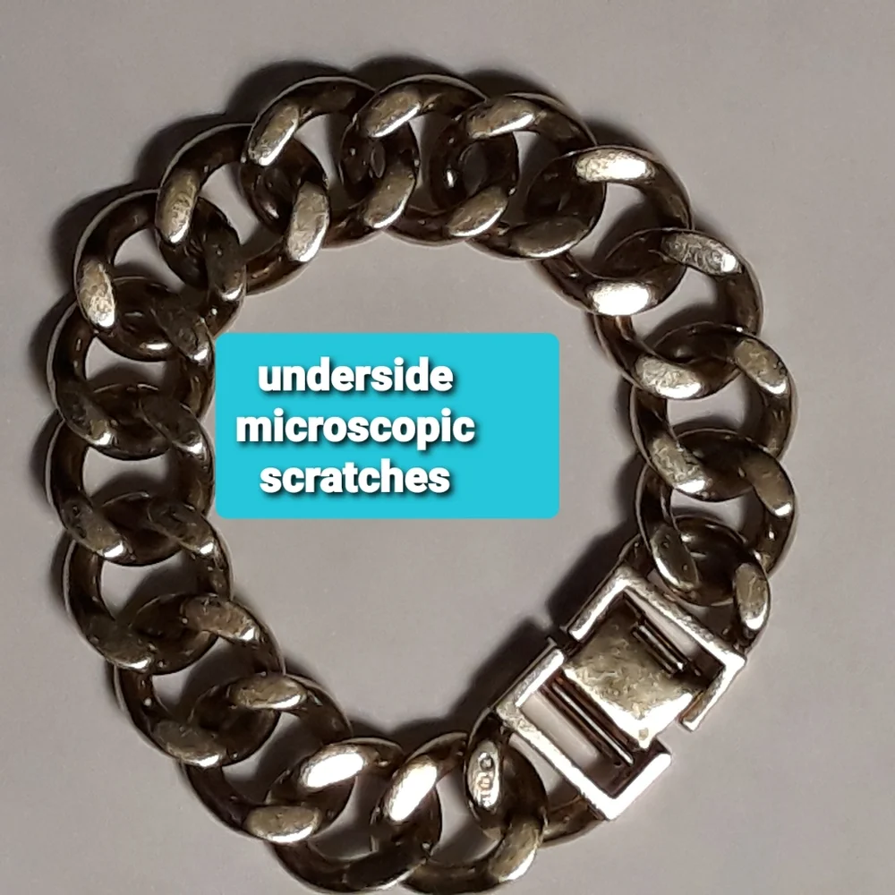 Nadri Bracelet Pave Crystals Authentic 7.5 long. Chunky Links HTF! - Picture 12 of 16